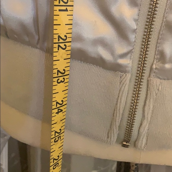 Satin Jacket Grey Large Womens - Picture 12 of 12